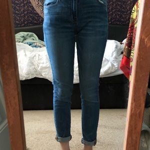 American Eagle Blue Skinny Jeans